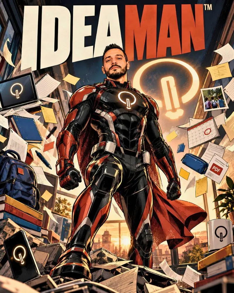 IdeaMan Comic Book Cover